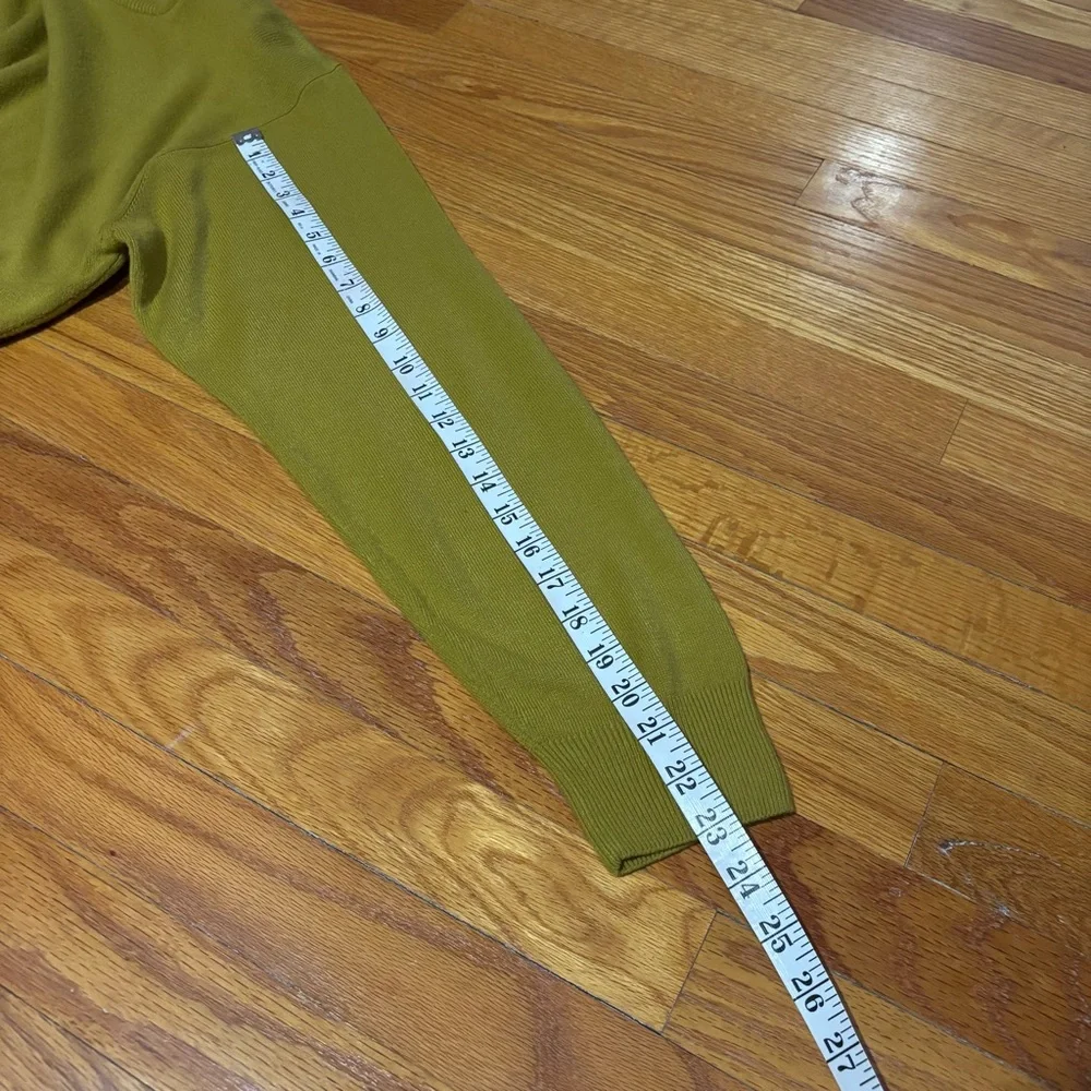 Women’s Sag Harbor Chartreuse Sweater - Picture 5 of 8